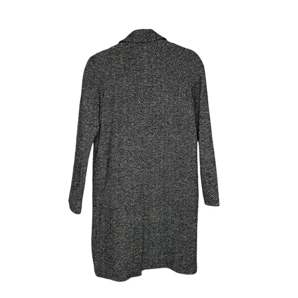 Maje | Herringbone Wool Coat in Black/Gray FR 36/US 4/Small - Picture 4 of 7